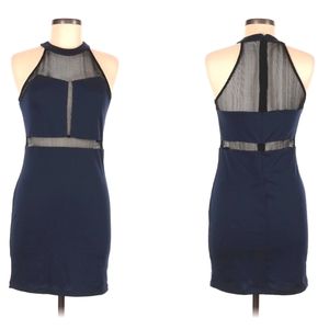 🅶 Halter Dress Cutout Mesh Details